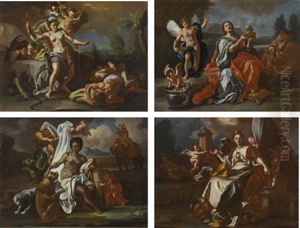 Allegories Of The Four Continents - view 1