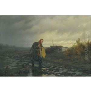 The Stormy Road by Leonid Ivanovich Solomatkin
