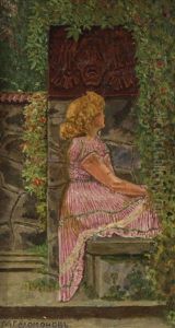 Woman In The Garden Woman In The Garden
