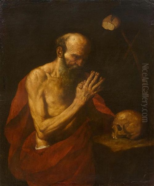 Saint Anthony At Prayer - view 1