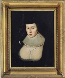 Portrait Of A Lady, Traditionally Identified As Mary, Queen Of Scots (1542-1587), Bust-length, In A Black Dress And White Ruff, With A Black Veil