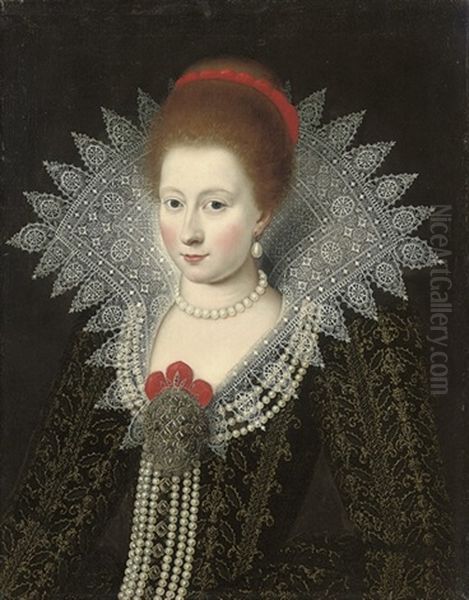 Portrait Of A Lady (anne Of Denmark?) - view 1