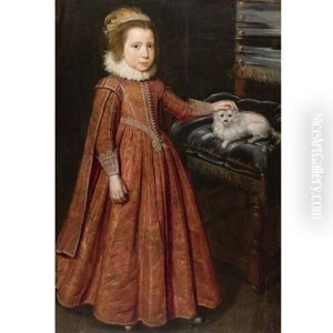 Portrait Of A Girl, Probably Lady Mary Feilding (1613-1638), Later Duchess Of Hamilton