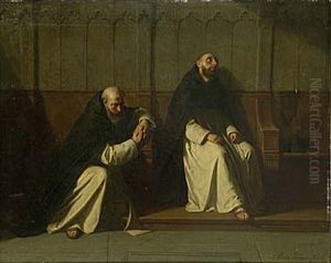 Kontemplerande Munkar by Louis Somers