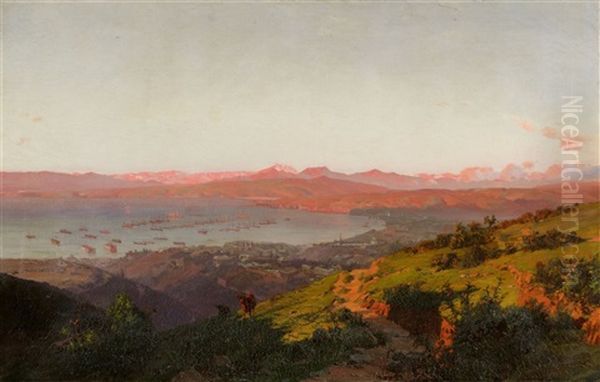 Evening Mood At The Bay Of Valparaiso - view 1
