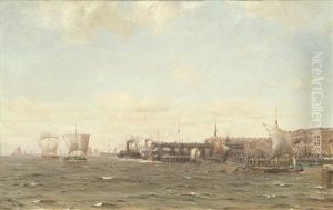 Shipping Off Victoria Pier, Hull