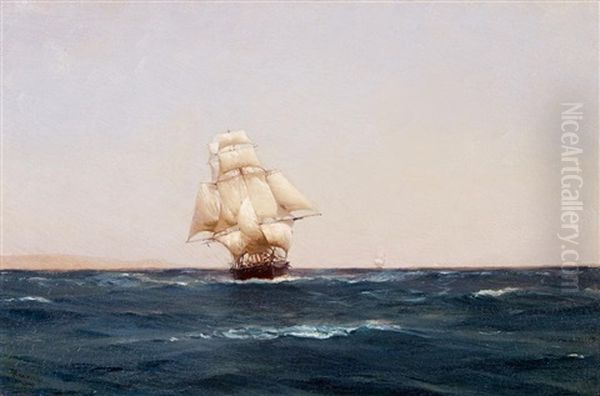 A Square Rigger Off Terrapaca, Chile - view 1
