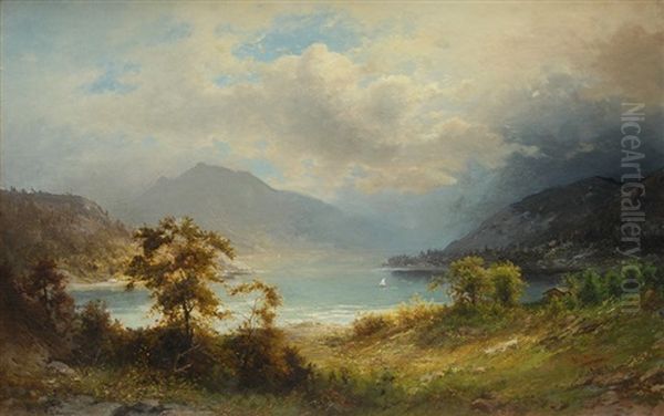 Mountain Lake In The State Of New York - view 1