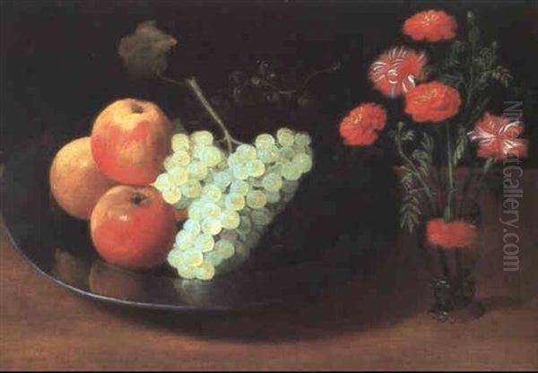 Nature Morte De Fruits Et De Fleurs - view 1