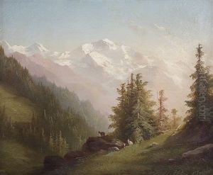 In Den Schweizer Alpen by Ferdinand Sommer