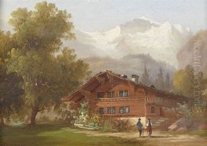 Chalet Mit Blick Auf Die Jungfrau