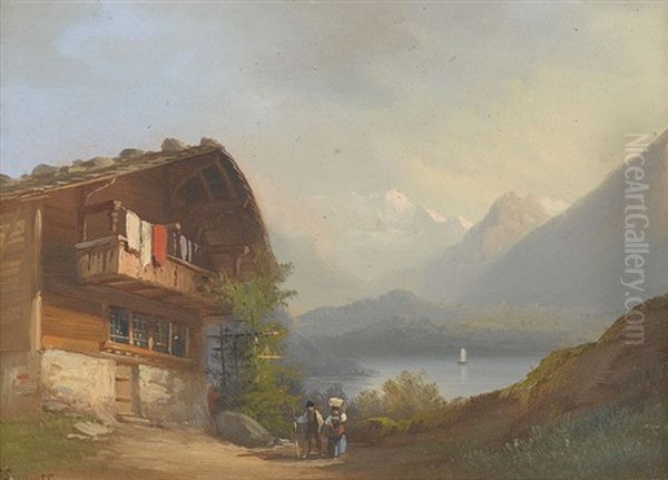 Paar Ansichten Vom Thuner- Und Brienzersee - view 1