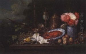 Still Life With Pheasant, Lobster, Fruit And Flowers