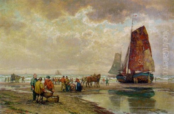 Fischverkauf Am Strand Von Scheveningen - view 1