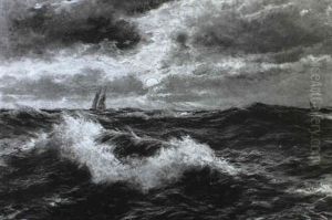 Abendstimmung Am Meer by Georg Sommer
