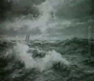 Abend Am Meer by Georg Sommer