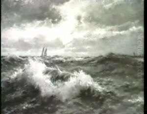 Sonnenuntergang Am Meer by Georg Sommer