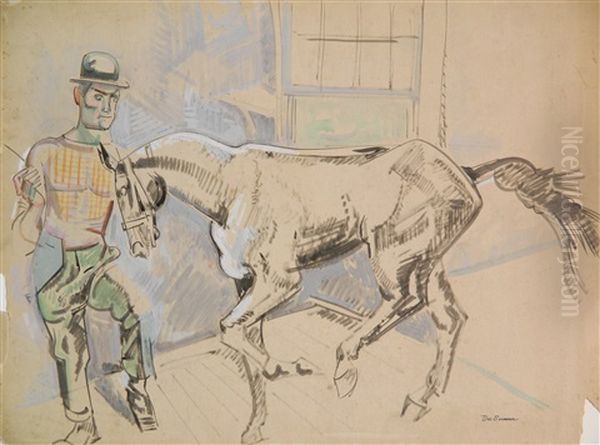 Horse And Trainer - view 1
