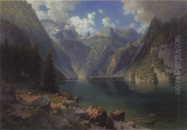 Blick Auf Den Konigsee Mit St. Bartholoma - view 1