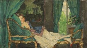 Daydreaming by Konstantin Andreevic Somov