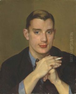 Boris Snejkovsky With A Cigarette