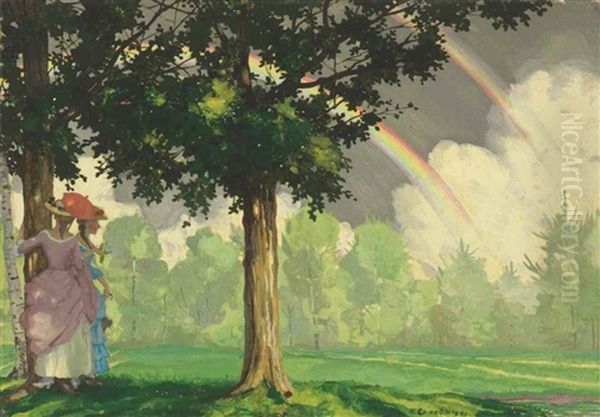 Landscape With A Rainbow - view 1
