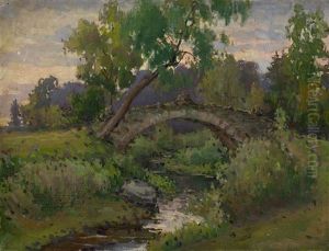 Bridge In Pavlovsk Park Bridge In Pavlovsk Park