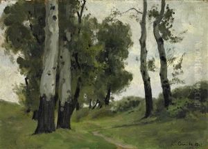 Russische Landschaft by Konstantin Andreevic Somov