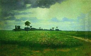 A Sunny Pasture by Johannes Son
