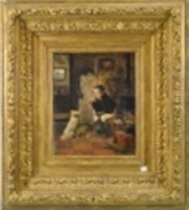 Enfant Et Chien by Fritz Sonderland
