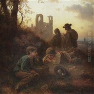 Gutter Som Leker by Johann Baptist Sonderland