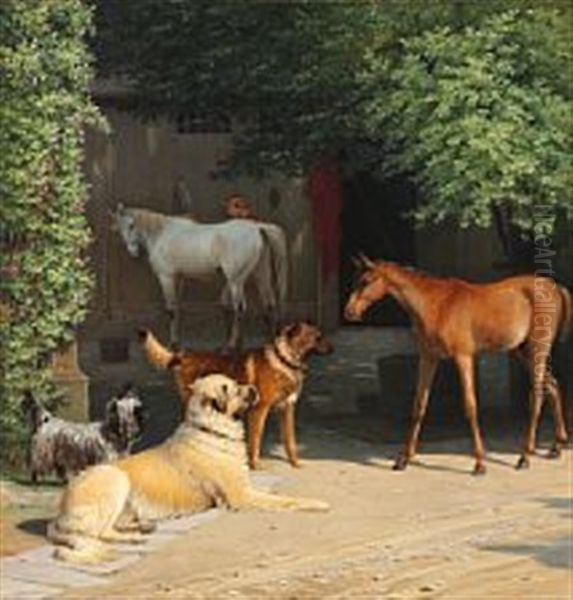 Morning At The Stable Door - view 1