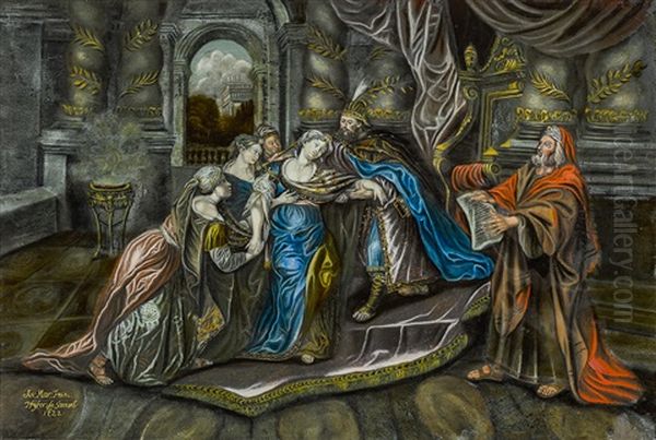 Esther Ohnmachtig Vor Dem Perser-konig (esther Vor Ahasver) - view 1