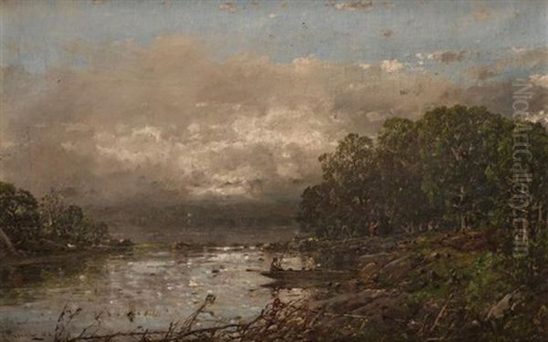 Anglers By A Wood - view 1
