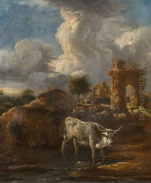 Kuh In Landschaft - view 1