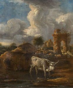 Kuh In Landschaft
