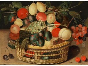 Fruchte Im Korb by Isaac Soreau