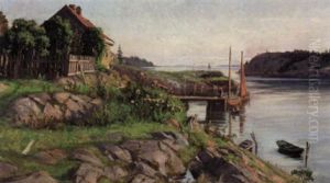 Hus Ved Sjoen by Jorgen Sorensen