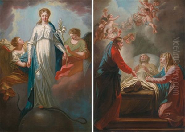 Auferweckung Des Lazarus Und Maria Immaculata - view 1