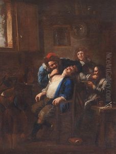 La Barberia by Hendrick Martensz Sorgh