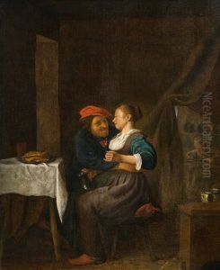 Loving Couple by Hendrick Martensz Sorgh