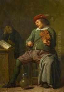 Der Geigenspieler by Hendrick Martensz Sorgh