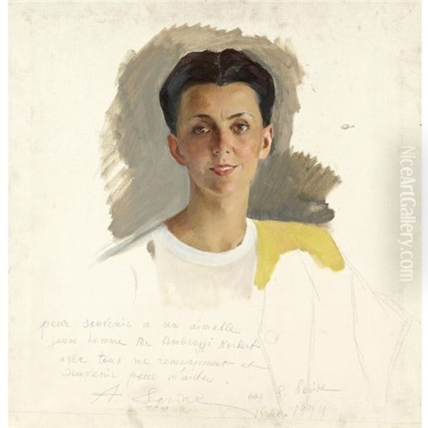 Portrait Of The Artist's Wife, Anna Stepanovna Sorine - view 1