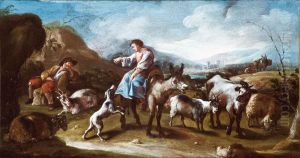 Scena Campestre by Domenico Brandi