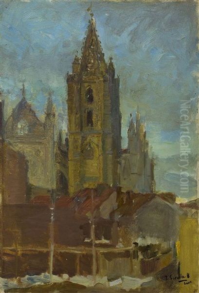 Catedral De Leon, 1902. - view 1