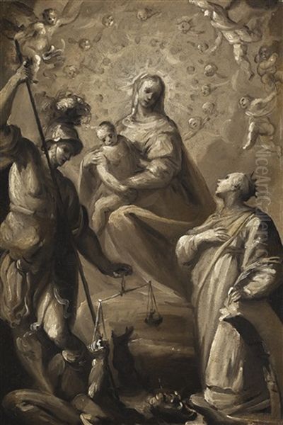 The Virgin And Child With Saint Michael And Saint Catherine - view 1