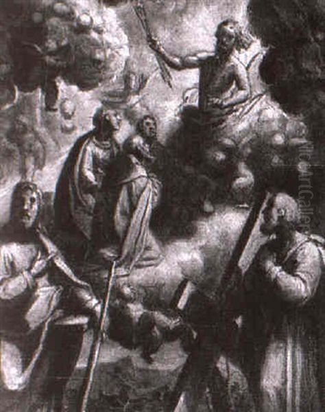 Christ Appearing To Several Saints - view 1