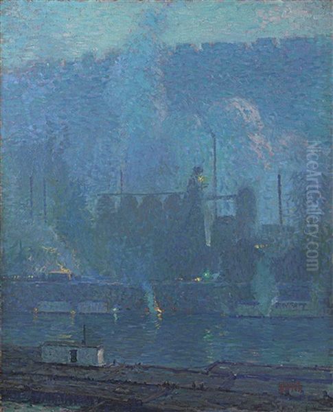 Night Scene, Pittsburgh - view 1
