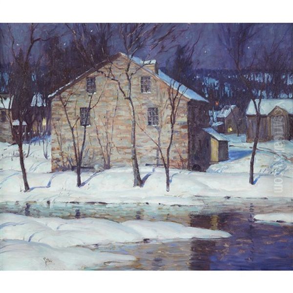 Carversville At Night - view 1