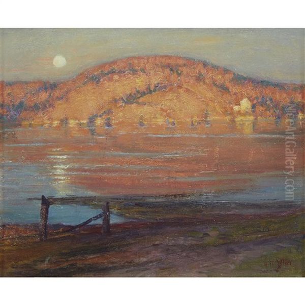 Moonlit River - view 1